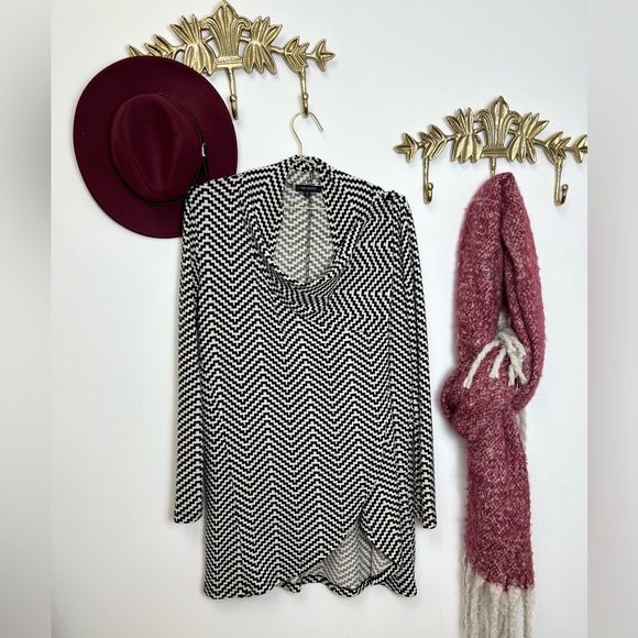 Zigzag waterfall cardigan sweater XL - Picture 1 of 2